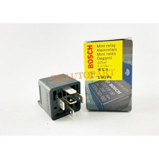 รีเลย์ BOSCH แท้  MADE IN โปรตุเกส 12V/30A 5 ขา ปลั๊กเสียบอย่างดี (สามารถสั่งซื้อแยกได้)