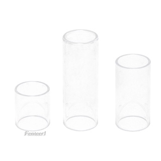 [FENTEER1] 3PCS Glass Transparent Acoustic Electric Guitar Finger Slide Bottleneck