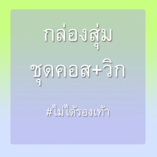 กล่องสุ่ม Cosplay ชุดและวิกคอสเพลย์ 1 ชุด