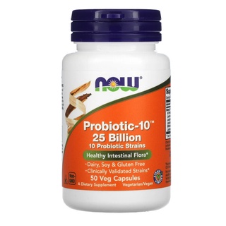 Now Foods, Probiotic-10 25 Billion 50 Veg Capsules