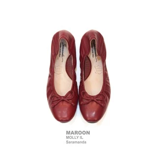 Saramanda รุ่น 162003L Molly IL รองเท้าแฟลตบัลเล่ต์ผู้หญิง หนังลูกแกะ มี 8 สี
