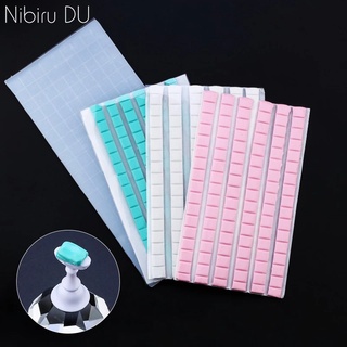 กาวติดเล็บ นํากลับมาใช้ใหม่ได้ สีฟ้า สีชมพู สีขาว สําหรับฝึกทําเล็บ