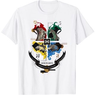 เสื้อยืด พิมพ์ลาย Harry Potter Hogwarts Magicial Mischief Level Up Crest สําหรับผู้ใหญ่S-5XL