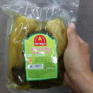 ผักกาดดองเปรี้ยว Sour Mustard ตรา ชฎา 500กรัม