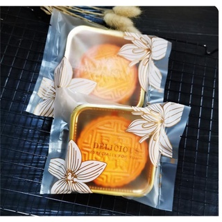 เซ็ต 2-3 ถุงซีลขนาด 9×11.5 cm. สำหรับใส่ขนมไหว้พระจันทร์ เปี๊ยะ ชีสทาร์ตสับปะรด หรือ คุกกี้