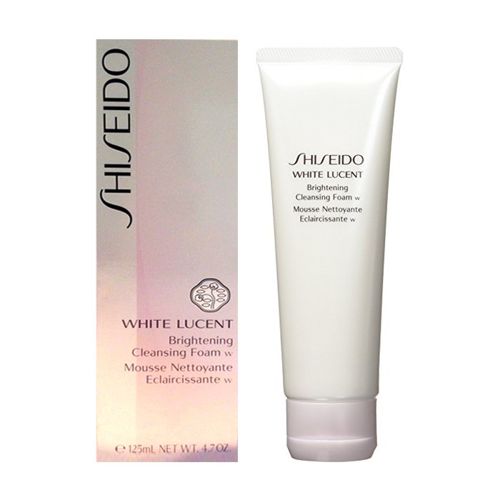 shiseido cleansing foam white lucent