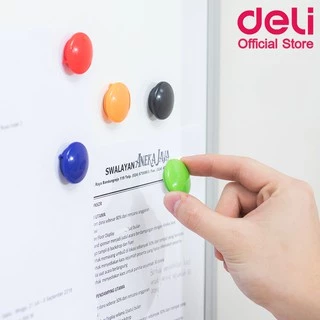 Magnet Deli แม่เหล็กติดกระดาน (6 เม็ด/แพ็ค) ที่ติดตู้เย็น แม่เหล็กติดตู้เย็น แม่เหล็กติดกระดาน
