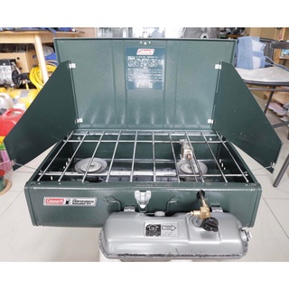 เตาน้ำมัน Coleman 2 Burner 414  The Power house Unleaded Stove Made in USA  ปีผลิต 1/95