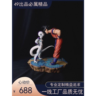 [ส่งฟรี] โมเดล [49 model] Resin mold VKH Dragon Ball GK statue Goku first met Frieza, looking at each other สูง 35 cm