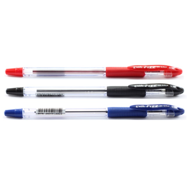 ปากกาลูกลื่น 0.38 มม. G-soft  HI-GRIP