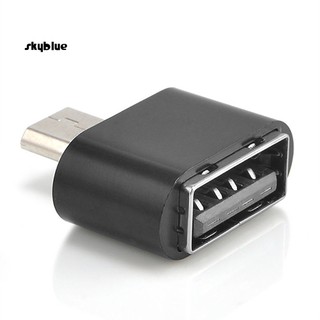 Skbl อะแดปเตอร์แปลง Micro USB ตัวผู้ เป็น USB 2.0 ตัวเมีย OTG สําหรับ Android แท็บเล็ต โทรศัพท์