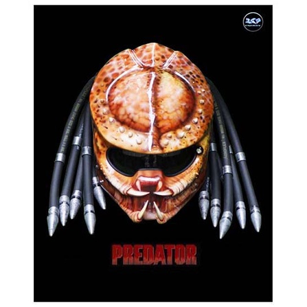 หมวกกันนอคพรีเดเตอร์ Helmet Predator HEROI Motorcycle Helmet (1/1 Wearable)