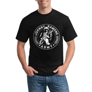 ขายดี!มาใหม่ Gildan เสื้อยืดแฟชั่น ลาย Johnny Ramone Army หลายสีS-5XL