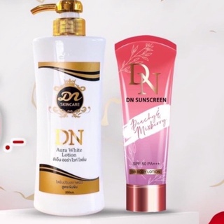 DN Aura​ White​ Lotion​ ดีเอ็น ออร่าไวท์ โลชั่นบำรุง​ผิว​กระจ่างใส​ 400ml.