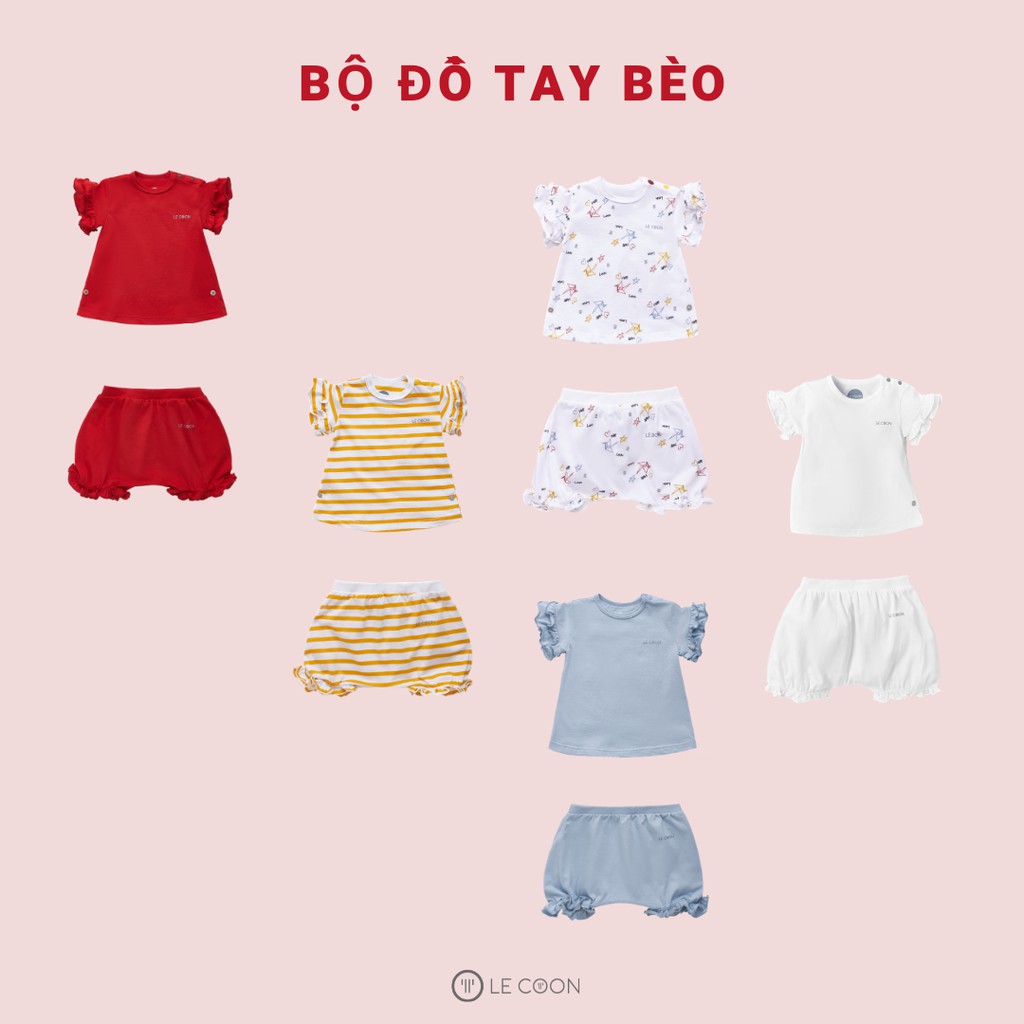 [LE COON] SLEEVED SUIT SET สําหรับ GIRLS