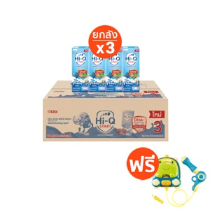 [ฟรี! ปืนฉีดน้ำ ผจญภัยในโลกกว้าง] [UHT] x3 ลัง ไฮคิว สตาร์ท พรีไบโอโพรเทก (สูตร 3) ยูเอชที รสจืด 180 มล. (108 กล่อง)