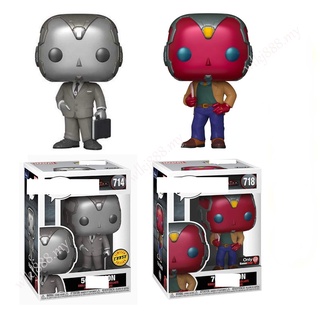 Funko Pop Wanda Vision Vision 50S 70s Limited Edition ชุดอุปกรณ์ทํามือแฮนด์เมดสําหรับตกแต่ง 714# 718#