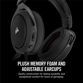 หูฟังสำหรับเล่นเกม CORSAIR HS50 - Stereo Gaming Headset - Discord Certified Headphones - Works with PC #3
