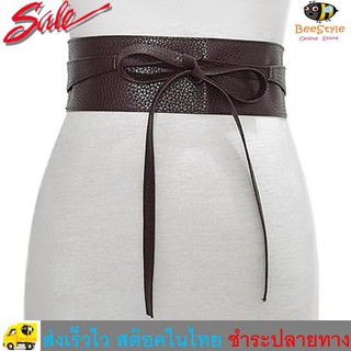 MiStyles เข็มขัด เข็มขัดหนัง เข็มขัดผู้หญิง เข็มขัดแฟชั่น Woman Fashion Big Band Belt Ceinture No. 2363