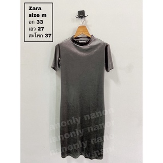 dress zara sz.m สภาพใหม่ไม่มีตำหนิ