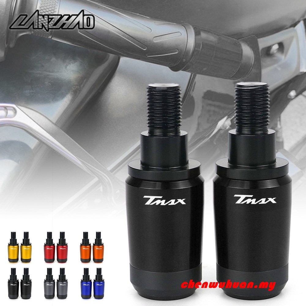 Tmax จุกปิดปลายแฮนด์รถมอเตอร์ไซค์ M16 CNC สําหรับ Yamaha T-MAX 500 08-11 530 DX SX 15-19 560