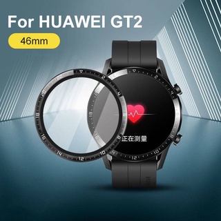 ฟิล์มกระจกไฟเบอร์นิ่มป้องกันรอยหน้าจอสําหรับ Huawei Watch Gt2 Honor Magic 2 46Mm Gt2E Smartwatch Gt2 Pro