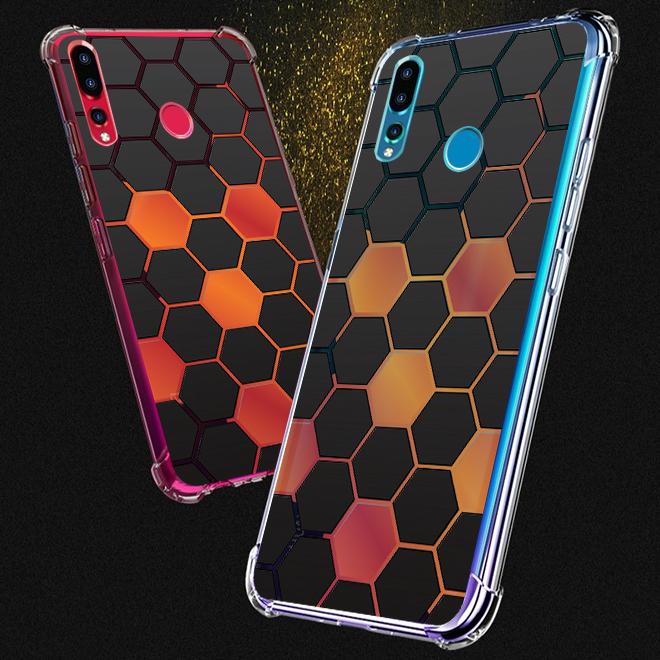 เคส สำหรับ Huawei Nova 4 Polygon Series 3D Anti-Shock Protection TPU Case [PG002]