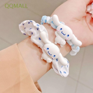 Qqmall Kawaii Scrunchie ที่คาดผมหางม้า หูใหญ่ เครื่องประดับ สําหรับผู้หญิง