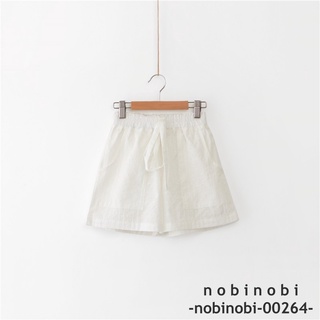 nobinobi-00264 (กางเกงขาสั้นผ้าลูกไม้ขาว)