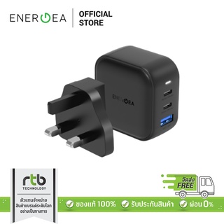 Energea หัวชาร์จ Wall Charger USB-C PD66W/PPS44W &amp; QC3.0 36W รุ่น Travelite GaN66W