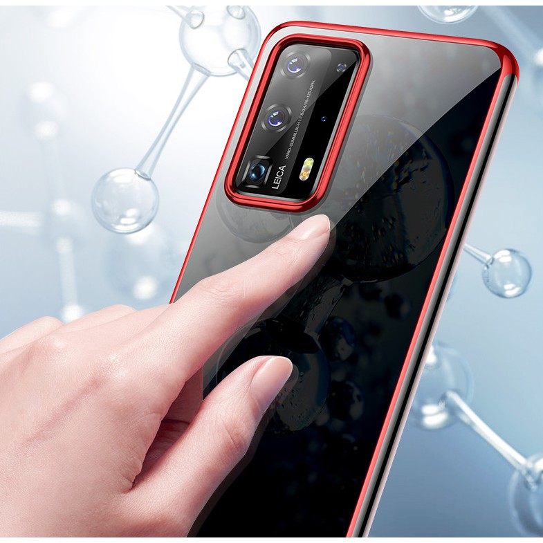 เคสพรีเมี่ยม Huawei P40 Pro Cafele พร้อมเปลือกนิ่ม TPU โปร่งใสและขอบหรูหรา