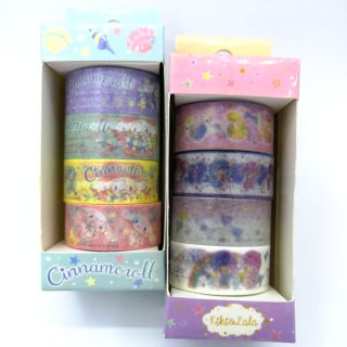 เทปตกแต่งลายน่ารัก Masking tape DIY Cinnamoroll Little Twin Stars พร้อมส่งค่ะ