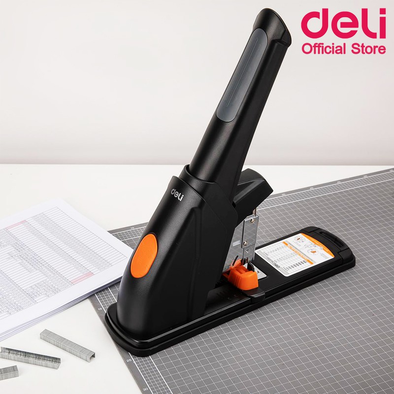 Deli 0383 Effortless Heavy Duty Stapler เครื่องเย็บกระดาษ 210 แผ่น รุ่น