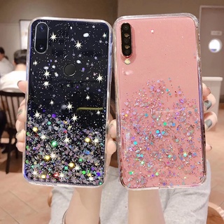 Vivo Y17 Y12 Y15 Y3 Y91 Y95 Y93 Y83 Pro Y69 Y73 Y85 Y79 Y75s Y75 เคสกลิตเตอร์ฟอยล์ เคสแป้ง แฟชั่น วิบวับ เคสโทรศัพท์ ซิลิโคน TPU นิ่ม แวววาว ป้องกันด้านหลัง