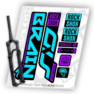 สติกเกอร์รูปลอก ลาย ROCKSHOX SID BRAIN Klaten สําหรับติดตกแต่งรถจักรยาน