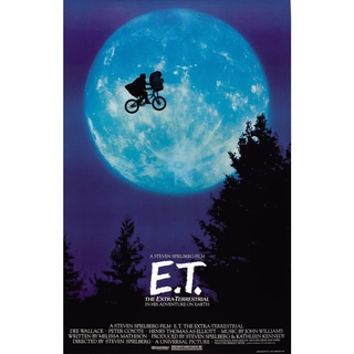 โปสเตอร์หนัง อี.ที. เพื่อนรัก E.T. The Extra-Terrestrial Movie Poster โปสเตอร์ขนาดใหญ่ ภาพติดผนัง ตกแต่งห้อง ตกแต่งบ้าน