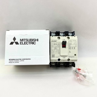 เบรกเกอร์ 3 สาย 20 แอมป์ MITSUBISHI Electric NF30-CS 20A ทัศศิพร Tassiporn