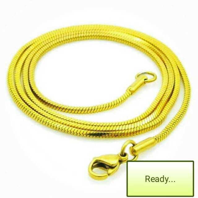GOLD COLOR TITANIUM SQUARE NECKLACE, THE LATEST MODERN NECKLACE สําหรับผู้หญิงและผู้ชาย, HI QUALITY,