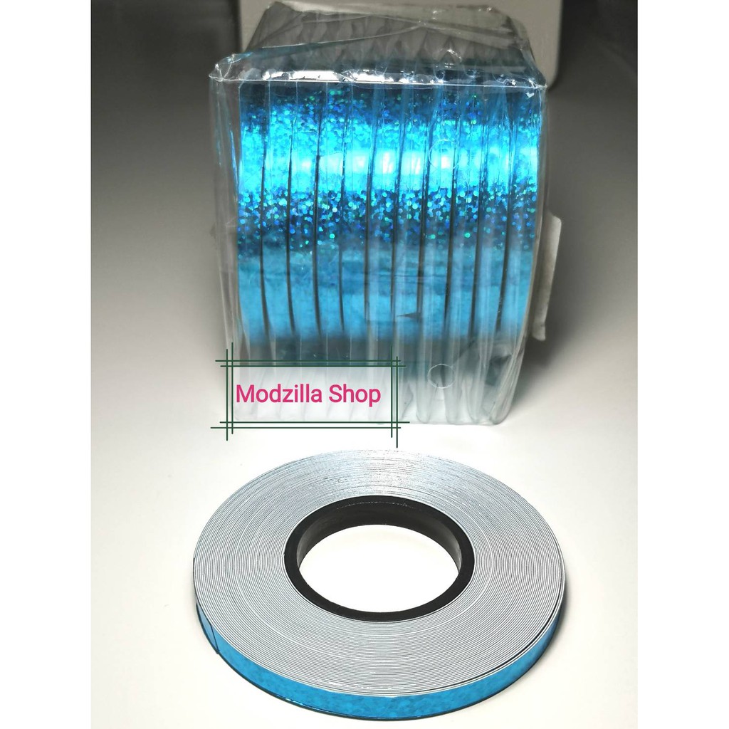 เทปตัดขอบ เทปตีเส้น  เลเซอร์ ขนาด 5 มม. ยาว 8,16 หลา