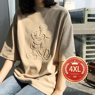 LHSunshine 🌞 ไซส์ใหญ่เสื้อยืดลายการ์ตูน 🌈 น่ารักๆผ้านิ่มสวมใส่สบาย แมทซ์ได้ทุกแฟชั่น 💕