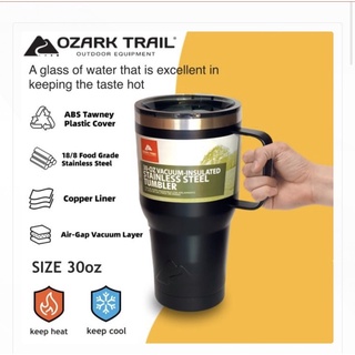 Ozark trail 30oz tumbler handle แก้วน้ำสแตนเลสหูจับเก็บอุหภูมิ