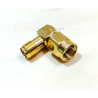 90-Degree SMA male to female connector