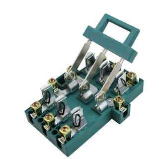 คัตเอาท์ 3 ทาง คัทเอาท์หลังเต่า สะพานไฟ สลับไฟ Knife Switch 2P 32A 63A สำหรับงานโซล่าเซลล์