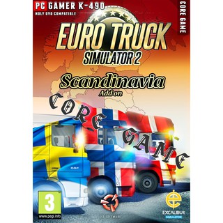 euro truck simulator 2 scandinavia แผ่นเกมส์ แฟลชไดร์ฟ เกมส์คอมพิวเตอร์  PC โน๊ตบุ๊ค