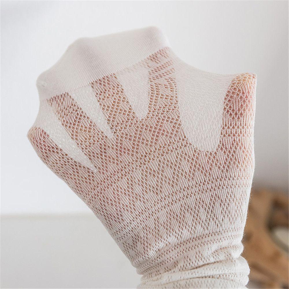 SUSANS Fashion Breathable Net Socks Girl Gift Black White Lace Bow ...