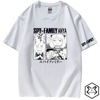 เสื้อยืดโอเวอร์ไซส์Manga Anime spy x family ลอยด์ ฟอเจอร์ อาเนีย ฟอเจอร์ ยอร์ ฟอเจอร์ cotton ฝ้าย Loid Anya Yor Bond For