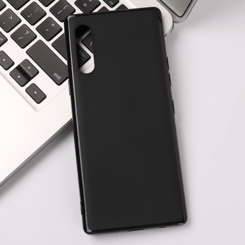 Lg Velvet Case Black Matt Soft TPU Silicone Phone Cover