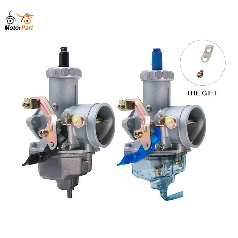 MOTOPARTS SHOP รถจักรยานยนต์ PZ32 32 มม. Manual Choke คาร์บูเรเตอร์ชามลอยไนลอน