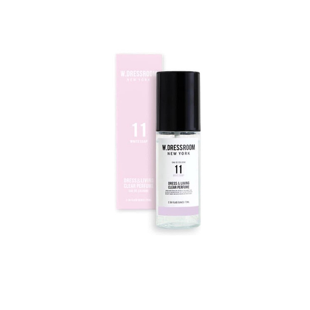 ของแท้100% สุดปัง   W.DRESSROOM NEW YORK 70 ml. (No. 11 กลิ่น White Soap) น้ำหอมเกาหลี กลิ่นสบู่น้ำหอม ราคา ถูกที่สุด ดีลบีเคเค แกลเลอรีภาพที่ 2