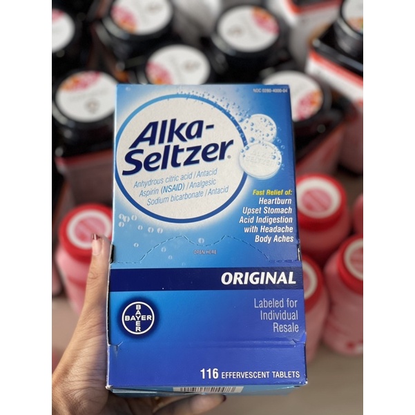 Alka-Seltzer Original, 2 Effervescent Tablets, 58 Pouches